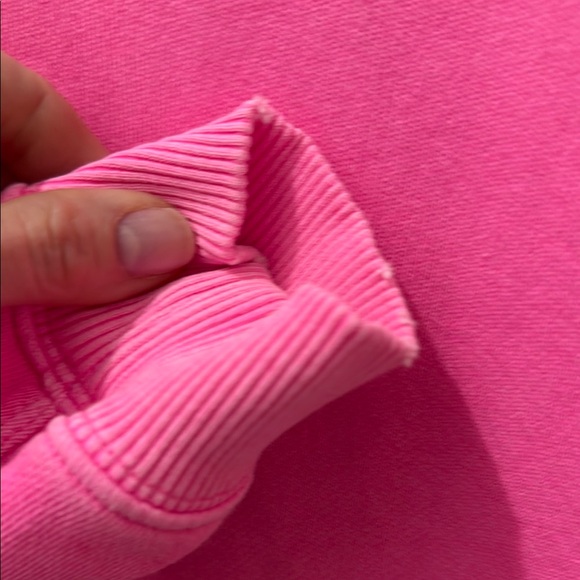 Aerie Bright Pink Sweatshirt - Picture 3 of 5